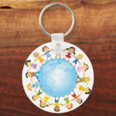 Der Kreis der Kinder in der Welt Schlüsselanhänger (Vorderseite)