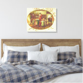 Der Kreis der Liebe Leinwanddruck (Insitu (Schlafzimmer))