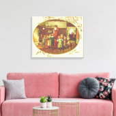 Der Kreis der Liebe Leinwanddruck (Insitu (Wohnzimmer))