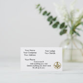 Der Kreis der Maurer Visitenkarte (Stehend Vorderseite)