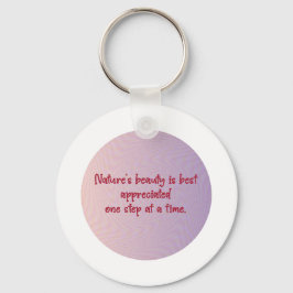 Der Kreis der Ruhe der Natur Schlüsselanhänger