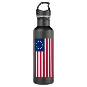Der Kreis der Sterne, amerikanische Flagge von Bet Edelstahlflasche