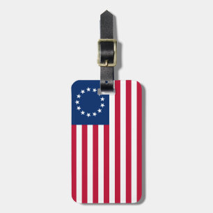 Der Kreis der Sterne, amerikanische Flagge von Bet Gepäckanhänger