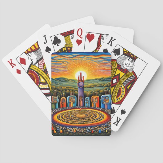Der Kreis der Vorfahren Spielkarten (Rückseite)