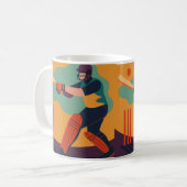 Der Kricketer Kaffeetasse (Vorderseite Links)