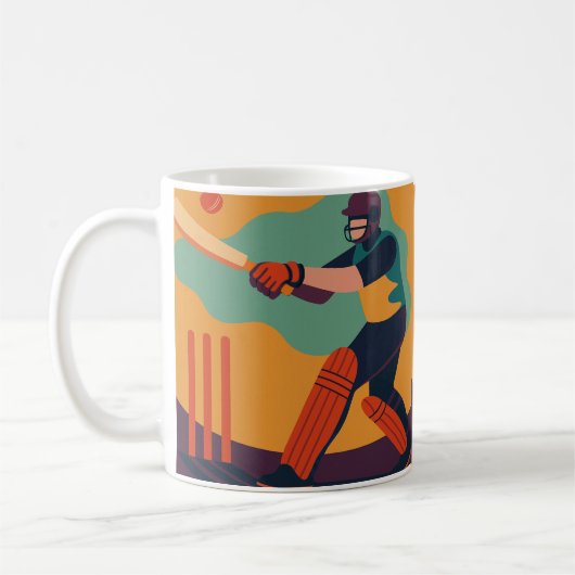 Der Kricketer Kaffeetasse (Links)
