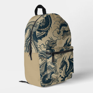 Der Krieg der Drachen Bedruckter Rucksack