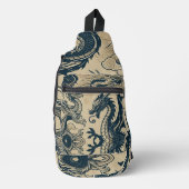 Der Krieg der Drachen Crossbody Bag (Vorderseite)