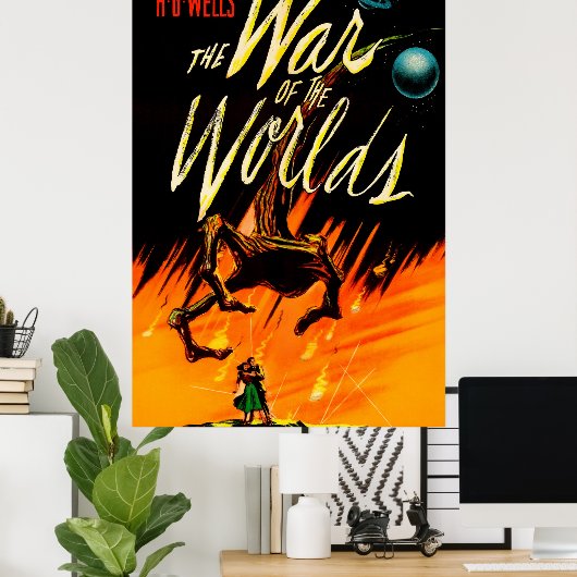 Der Krieg der Welt 1953 - Theateraufführung Poster (Heimbüro)