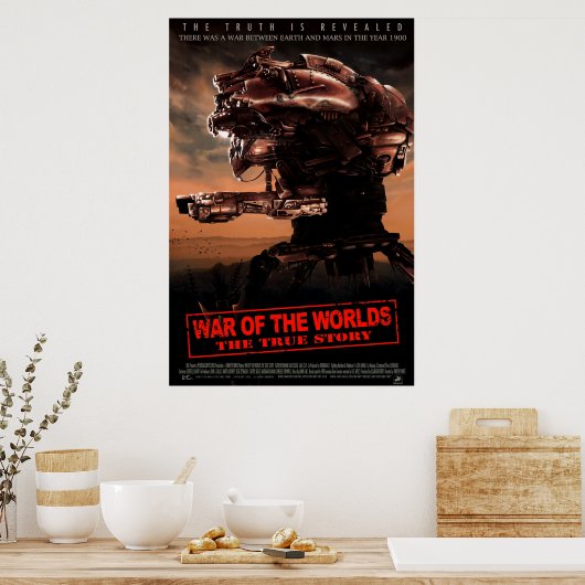 Der Krieg der Welt - das wahre Story-Kino Poster (Küche)