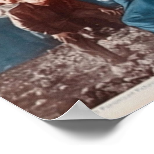 DER KRIEG DER WELT HG Wells Science Fiction Vin Poster (Ecke)