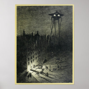 Der Krieg der Welten (1906) Poster