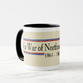 "Der Krieg des Nordangriffs" Butternut-Tasse Tasse (Vorderseite Links)