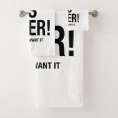 Der Krieg ist vorbei Badhandtuch Set (Insitu)