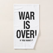 Der Krieg ist vorbei Badhandtuch Set (Handtuch)