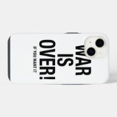 Der Krieg ist vorbei iPhone Hülle (Rückseite (Horizontal))