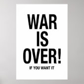 Der Krieg ist vorbei Poster (Vorne)