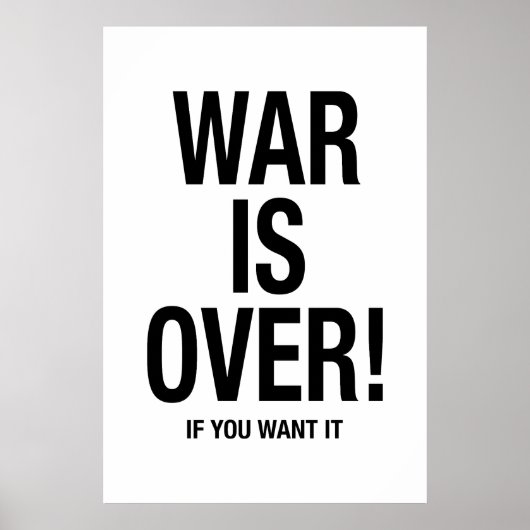 Der Krieg ist vorbei Poster (Vorne)