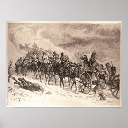 Der Krieg zwischen Serbien und Bulgarien Poster (Vorne)