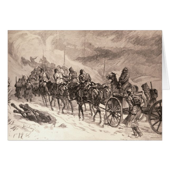 Der Krieg zwischen Servia und Bulgarien (Vorderseite (Horizontal))