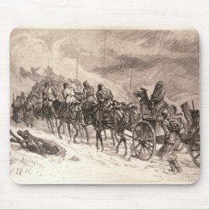 Der Krieg zwischen Servia und Bulgarien Mousepad