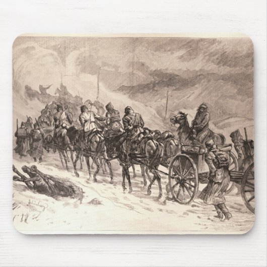 Der Krieg zwischen Servia und Bulgarien Mousepad (Vorne)