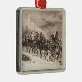 Der Krieg zwischen Servia und Bulgarien Silbernes Ornament (Rechts)