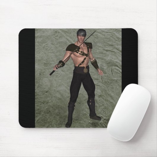 Der Krieger 001 Mousepad (Mit Mouse)