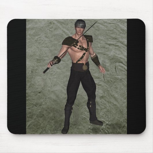 Der Krieger 001 Mousepad (Vorne)