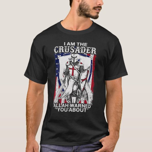 Der Krieger Gottes warnte Sie vor der amerikanisch T-Shirt (Vorderseite)