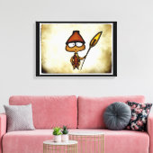 Der Krieger Leinwanddruck (Insitu (Wohnzimmer))