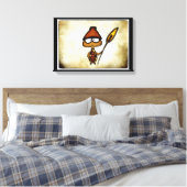 Der Krieger Leinwanddruck (Insitu (Schlafzimmer))