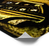 Der Krieger mit Helm | AI Art Poster (Ecke)