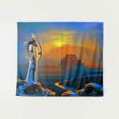 Der Krieger Wandteppich (Vorderseite (Horizontal))