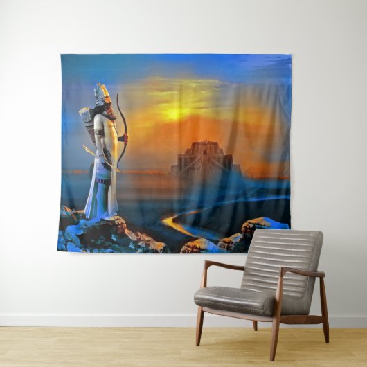 Der Krieger Wandteppich (Beispiel (Horizontal))