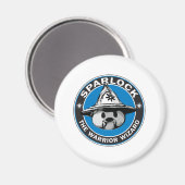 Der Kriegerassistent blockieren Magnet (Vorderseite/Rückseite)