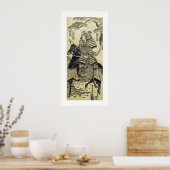 Der Kriegerheld (weiß) Poster (Küche)