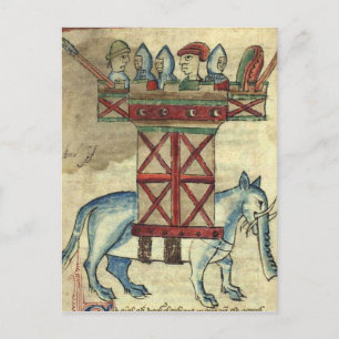 Der Kriegselefant Postkarte