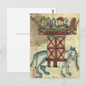 Der Kriegselementar Postkarte (Vorne/Hinten)