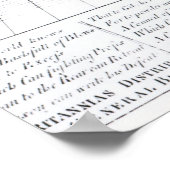 Der Kriegsrat von 1756 Poster (Ecke)