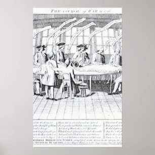 Der Kriegsrat von 1756 Poster