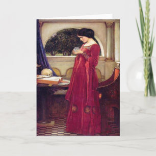 Der Kristallball, J.W. Waterhouse, 1902 Karte