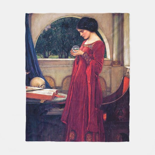 Der Kristallball, John William Waterhouse Fleecedecke (Vorderseite)