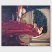 Der Kristallball, John William Waterhouse Geschenkpapier (Flach)