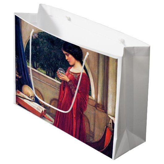 Der Kristallball, John William Waterhouse Große Geschenktüte (Vorderseite Schrägansicht)