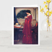 Der Kristallball, John William Waterhouse Karte (Gelbe Blume)