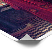 Der Kristallball, John William Waterhouse Poster (Ecke)