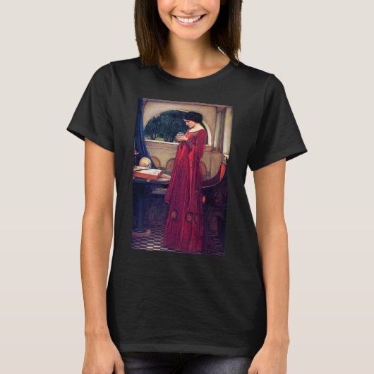 Der Kristallball, John William Waterhouse T-Shirt (Vorderseite)