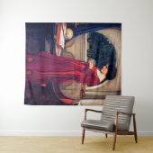 Der Kristallball, John William Waterhouse Wandteppich (Beispiel (Horizontal))