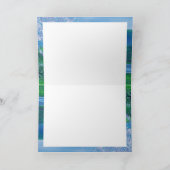 Der Kristallbaum - Frühling Karte (Innenseite)